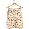 Cat And Yarn Ball Pattern Print Men's Shorts