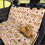 Cat And Yarn Ball Pattern Print Pet Car Back Seat Cover