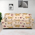 Cat And Yarn Ball Pattern Print Sofa Cover
