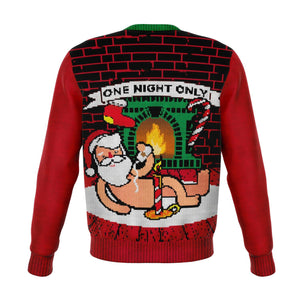 Santa One Night Only Christmas Crewneck Sweatshirt