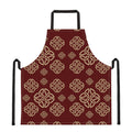 Celtic Knot Symbol Pattern Print Apron