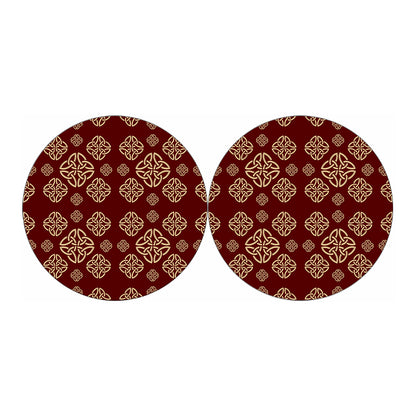 Celtic Knot Symbol Pattern Print Car Coasters