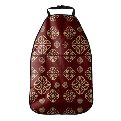 Celtic Knot Symbol Pattern Print Car Seat Organizers