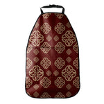 Celtic Knot Symbol Pattern Print Car Seat Organizers