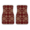 Celtic Knot Symbol Pattern Print Front Car Floor Mats