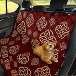 Celtic Knot Symbol Pattern Print Pet Car Back Seat Cover