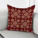 Celtic Knot Symbol Pattern Print Pillow Cover