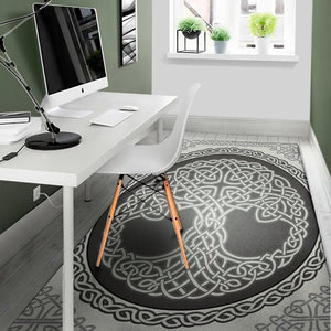 Celtic Knot Tree Of Life Print Area Rug