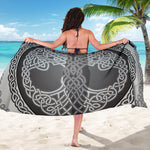 Celtic Knot Tree Of Life Print Beach Sarong Wrap
