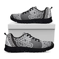 Celtic Knot Tree Of Life Print Black Running Shoes