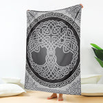 Celtic Knot Tree Of Life Print Blanket