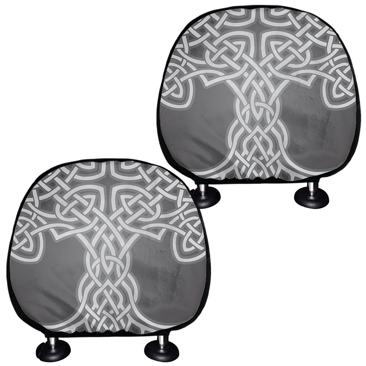 Celtic Knot Tree Of Life Print Car Headrest Covers