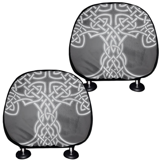Celtic Knot Tree Of Life Print Car Headrest Covers