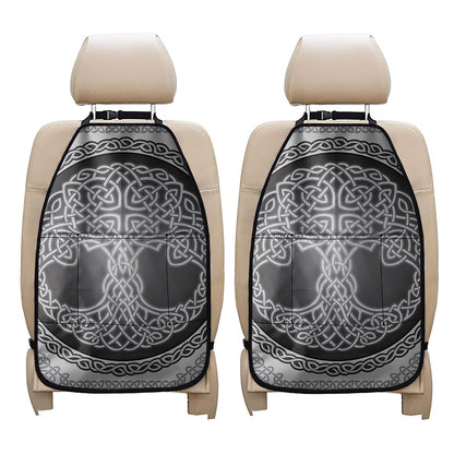 Celtic Knot Tree Of Life Print Car Seat Organizers