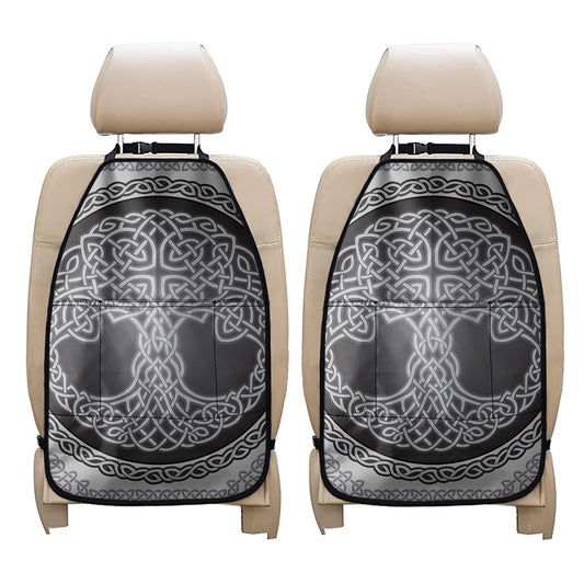 Celtic Knot Tree Of Life Print Car Seat Organizers