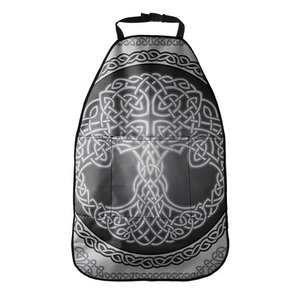 Celtic Knot Tree Of Life Print Car Seat Organizers