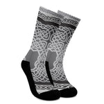 Celtic Knot Tree Of Life Print Crew Socks