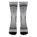 Celtic Knot Tree Of Life Print Crew Socks