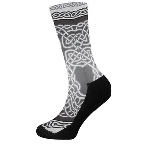 Celtic Knot Tree Of Life Print Crew Socks