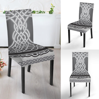 Celtic Knot Tree Of Life Print Dining Chair Slipcover
