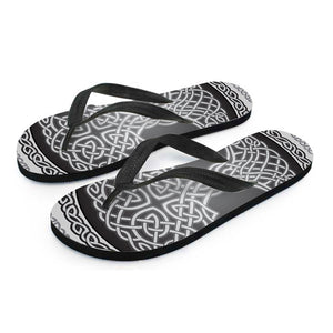 Celtic Knot Tree Of Life Print Flip Flops