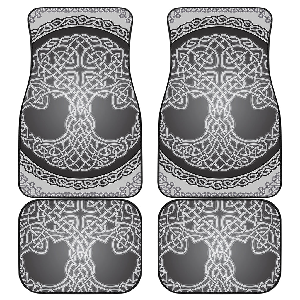 Celtic Knot Tree Of Life Print Front and Back Car Floor Mats