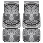 Celtic Knot Tree Of Life Print Front and Back Car Floor Mats