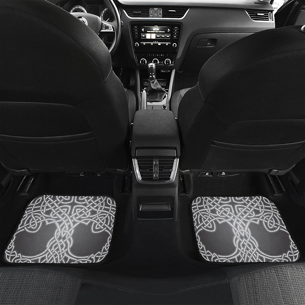 Celtic Knot Tree Of Life Print Front and Back Car Floor Mats