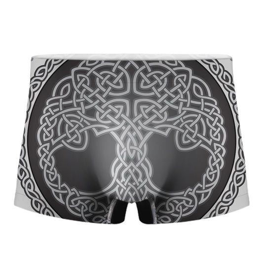 Celtic Knot Tree Of Life Print Men's Boxer Briefs