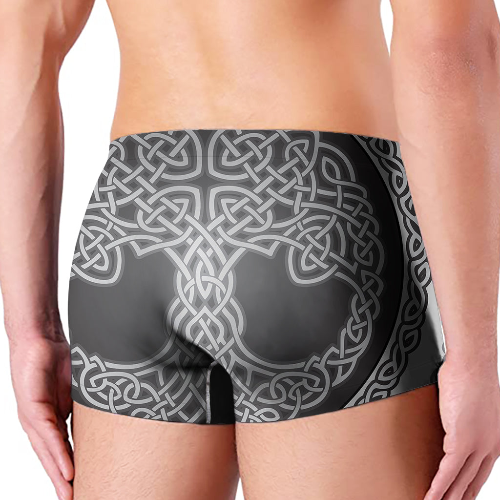 Celtic Knot Tree Of Life Print Men's Boxer Briefs