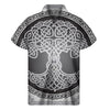 Celtic Knot Tree Of Life Print Men's Short Sleeve Shirt