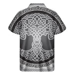 Celtic Knot Tree Of Life Print Men's Short Sleeve Shirt