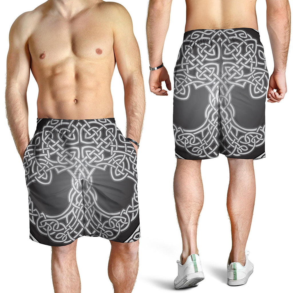 Celtic Knot Tree Of Life Print Men's Shorts