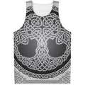 Celtic Knot Tree Of Life Print Men's Tank Top