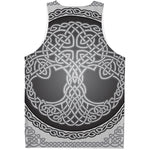 Celtic Knot Tree Of Life Print Men's Tank Top