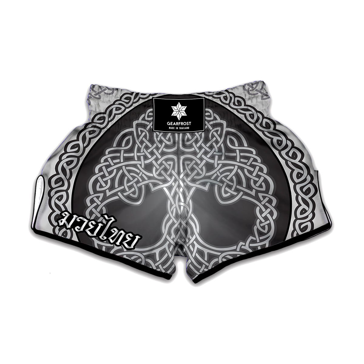 Celtic Knot Tree Of Life Print Muay Thai Boxing Shorts