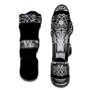 Celtic Knot Tree Of Life Print Muay Thai Shin Guard