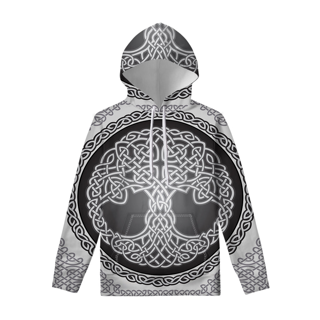 Celtic Knot Tree Of Life Print Pullover Hoodie