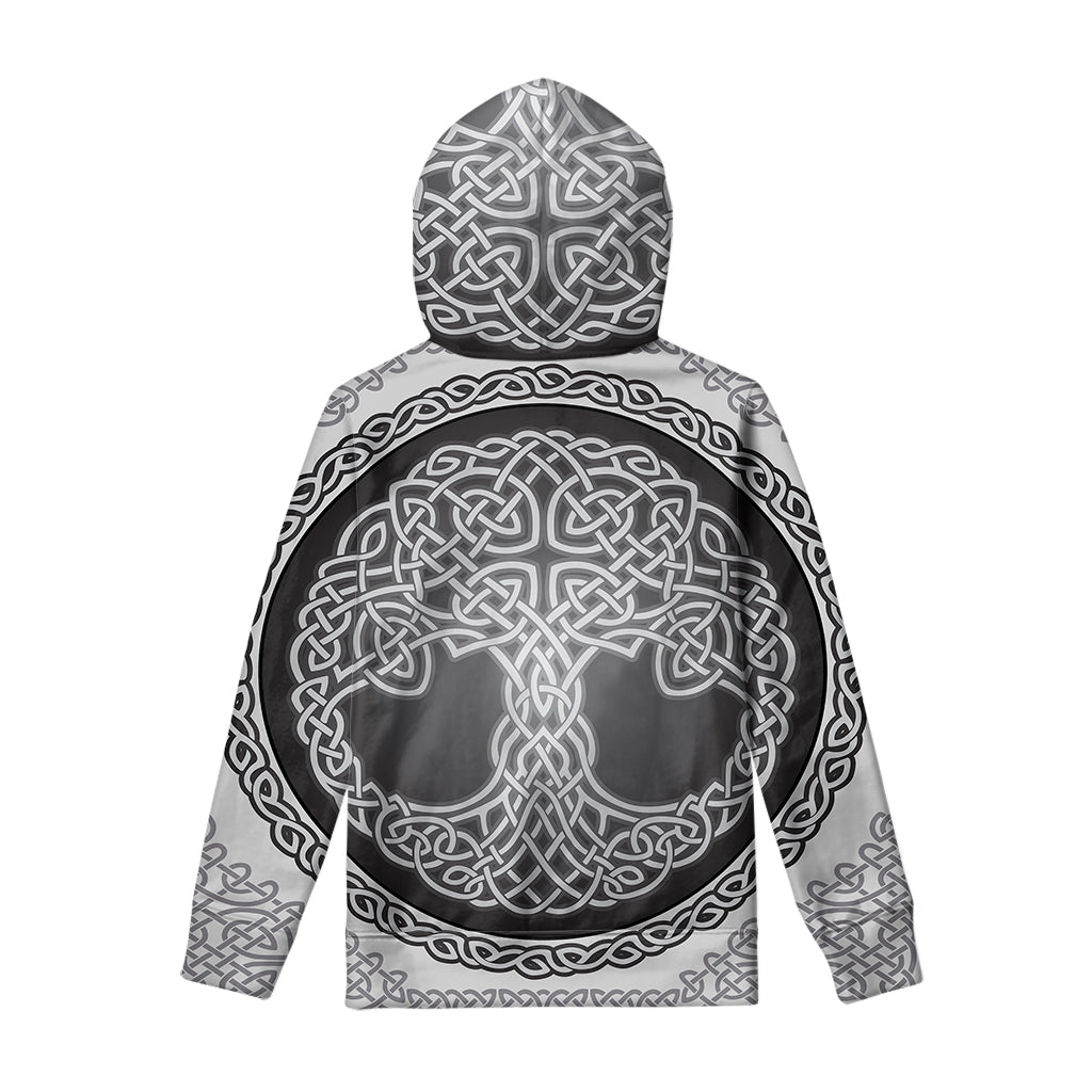 Celtic Knot Tree Of Life Print Pullover Hoodie