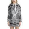 Celtic Knot Tree Of Life Print Pullover Hoodie Dress