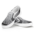 Celtic Knot Tree Of Life Print White Slip On Sneakers