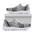Celtic Knot Tree Of Life Print White Running Shoes