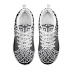 Celtic Knot Tree Of Life Print White Sneakers