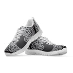 Celtic Knot Tree Of Life Print White Sneakers