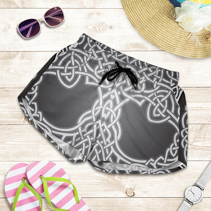 Celtic Knot Tree Of Life Print Women's Shorts