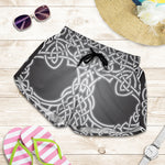 Celtic Knot Tree Of Life Print Women's Shorts