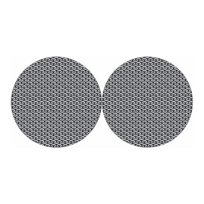 Chainmail Print Car Coasters