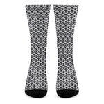 Chainmail Print Crew Socks