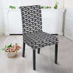 Chainmail Print Dining Chair Slipcover