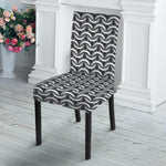 Chainmail Print Dining Chair Slipcover